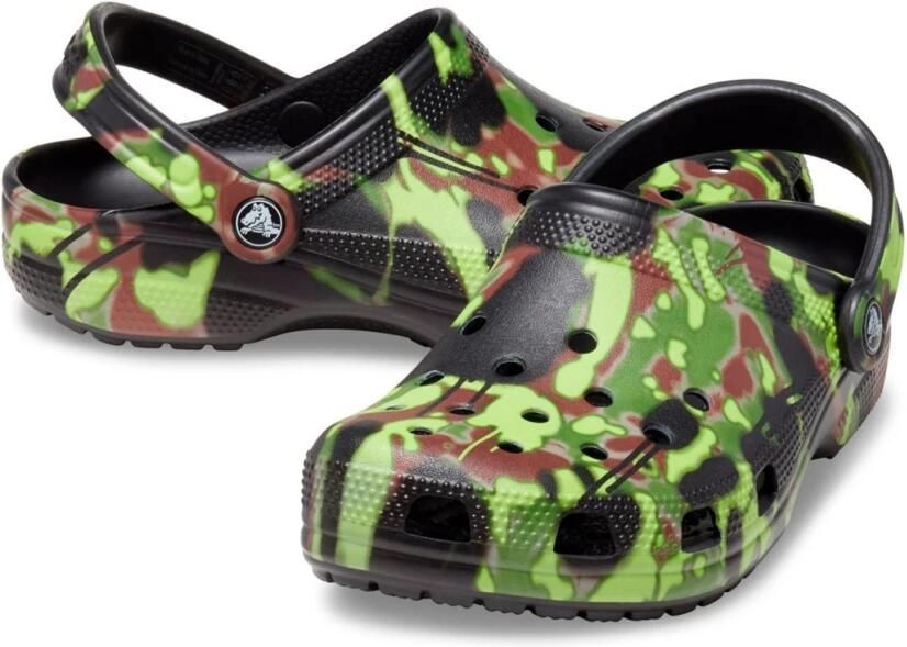 Crocs Classic Spray Camo Klompen Groen Zwart Man - Foto 4