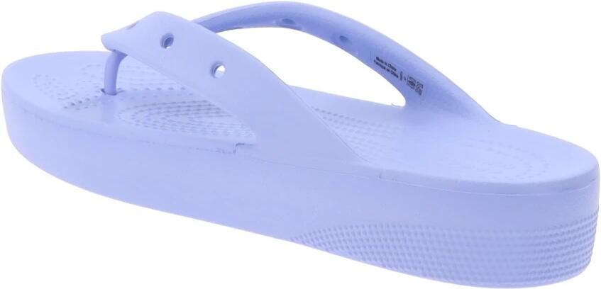 Crocs Classic Platform Slippers Blauw Vrouw - Foto 4