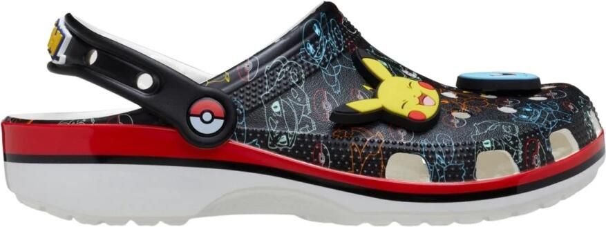 Crocs Pokémon-print instapschoenen voor basisschool- en middelbare schoolleerlingen