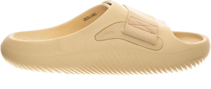 Crocs Mellow Luxe Recovery Slide Sandalen maat M10 W12 beige