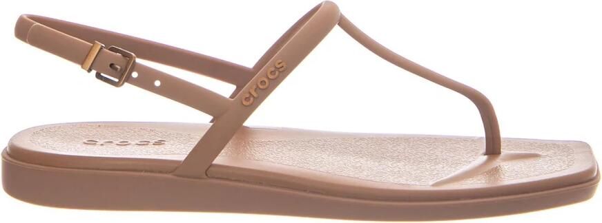 Crocs Miami Dames Thongs Lichtgewicht Comfortabele invoegen Melk Chocolade
