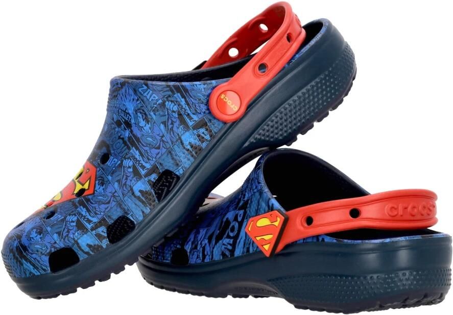 Crocs Clogs 'Super Classic' blauw geel rood zwart - Foto 8