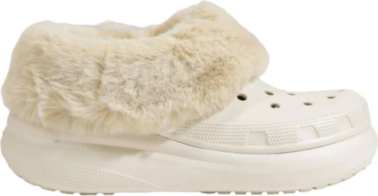 Crocs Synthetische Sandaal Dames Herfst Winter Collectie Beige Dames