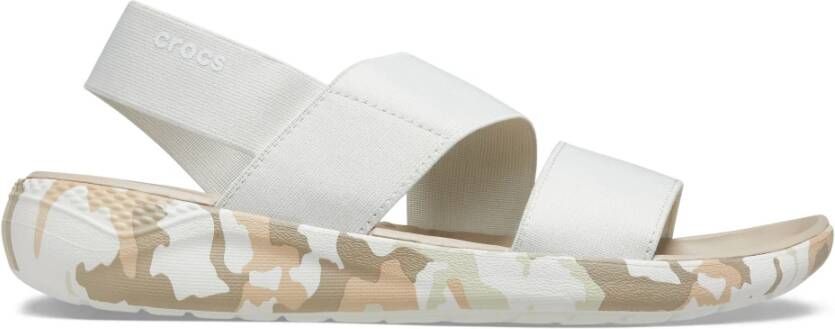 Crocs Damessandalen LiteRide Prnted Camo Stretch Wit Dames - Foto 2