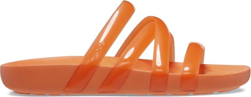 Crocs Splash Glossy Sandalen Persimmon Lichtgewicht Comfortabele Pasvorm - Foto 2