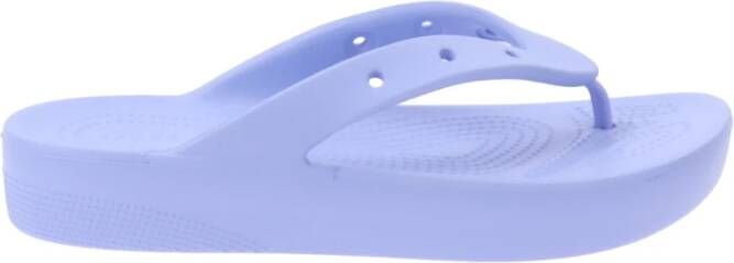 Crocs Classic Platform Slippers Blauw Vrouw