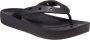 Crocs Vrouwenslippers Classic Platform Flip Black Dames - Thumbnail 1