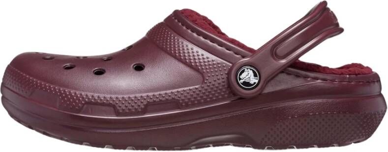 Crocs Gevoerde klomp met zachte voering en hielband Red Heren