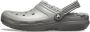 Crocs Pantoffels Classic Lined Clog tuinschoen slippers klomp met knuffelig nepleer - Thumbnail 2