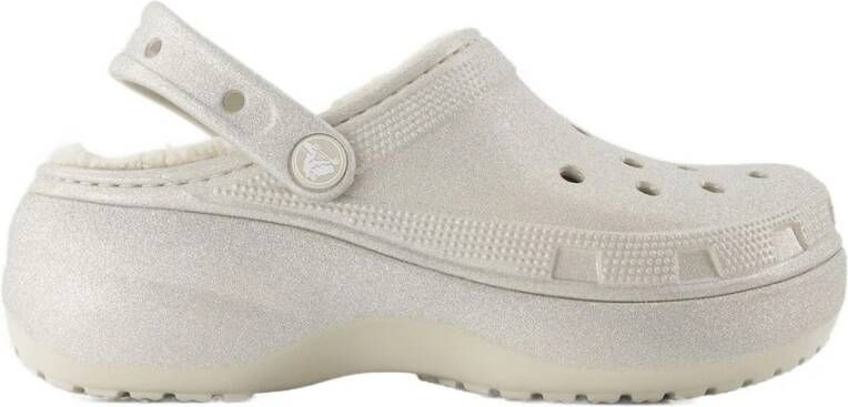 Crocs Glitter Sandalen Zilver Instapper