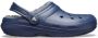 Crocs Pantoffels Classic Lined Clog tuin schoen slippers klomp met knuffelig nepleer - Thumbnail 2