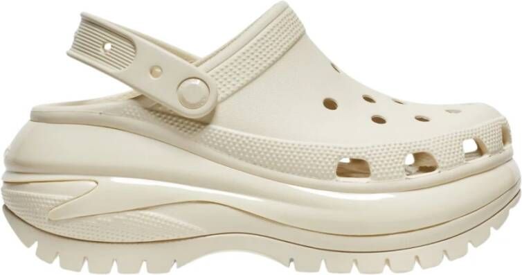 Crocs Klassieke Mega Crush Klomp White Dames