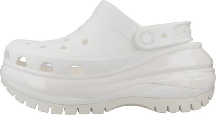 Crocs Klassieke Mega Crush Klompen White Dames
