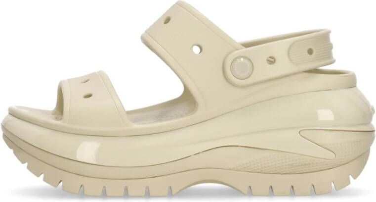 Crocs Klassieke Mega Crush Sandaal Beige Dames