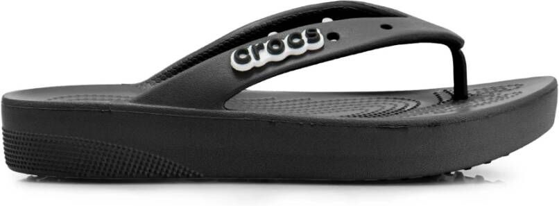 Crocs Klassieke Plateau Sandalen Black Dames