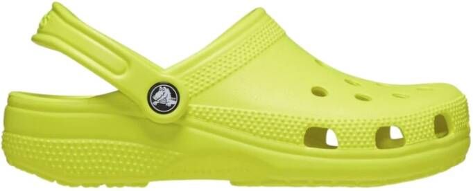 Crocs Klassieke Sabot Unisex Synthetische Slippers Yellow Dames