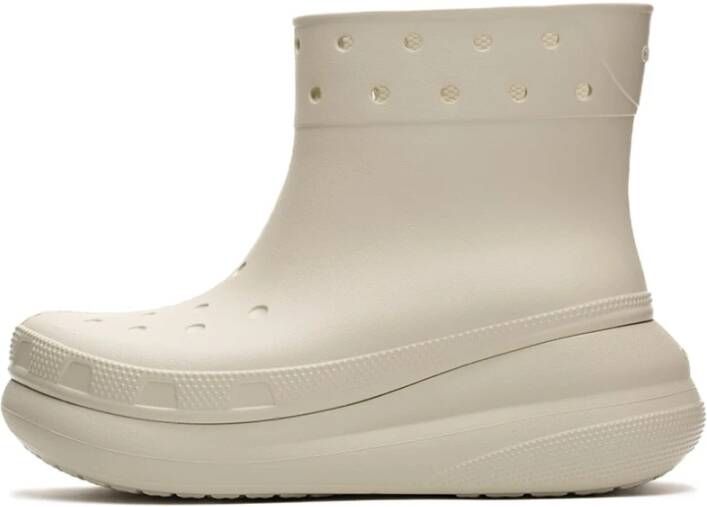 Crocs Klieke Crush Regenlaars Beige Dames