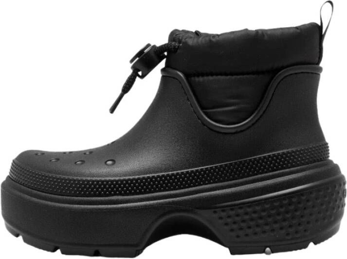 Crocs Stomp Puff Boot Lichtgewicht en waterbestendig Black Heren