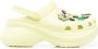 Crocs Limoen Groene Geperforeerde Charme Klompen Green Heren - Thumbnail 1