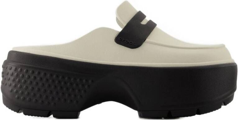 Crocs Witte Instap Rubberen Schoenen Vrouwen Herfst Winter White Dames