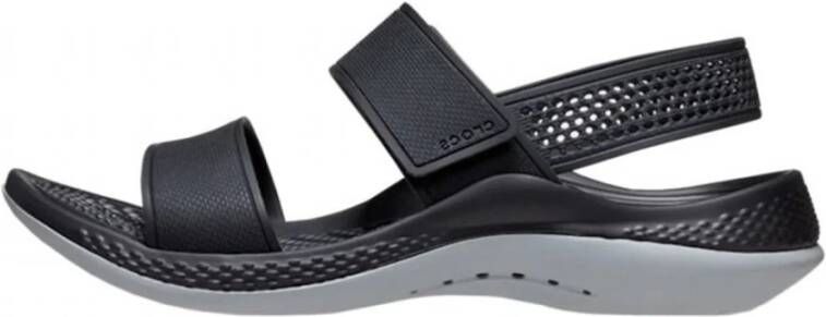 Crocs Literide 360 W Sandal 206711 02G Vrouwen Zwart Sandalen - Foto 3