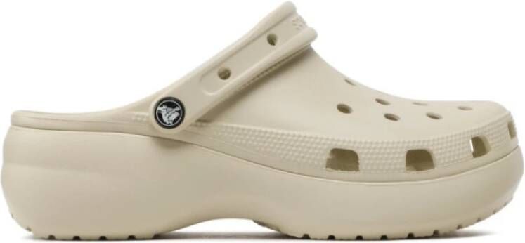 Crocs Classic Platform Sandalen & Slides Schoenen bone maat: 38 39 beschikbare maaten:36 37 38 39 40 41 42 - Foto 10