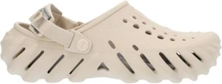 Crocs Platte sandalen Beige Heren