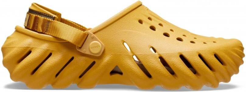 Crocs Platte sandalen Yellow Heren