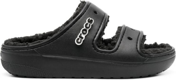 Crocs Classic Cozzzy Sandal Volwassenen Slippers Zwart Zwart - Foto 3