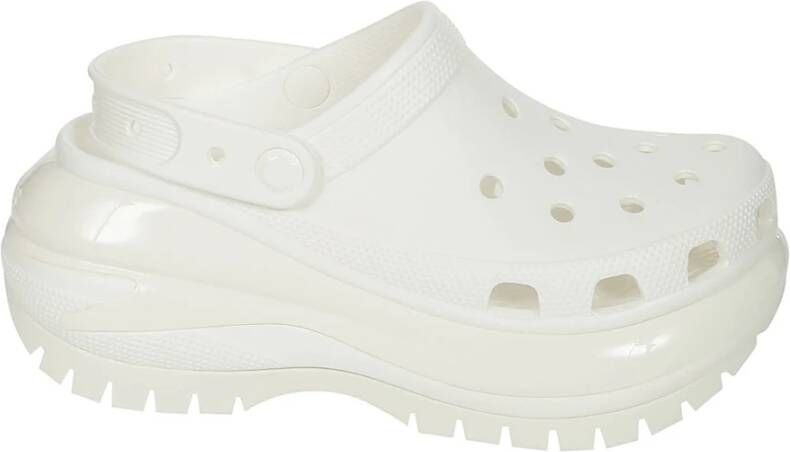 Crocs Klassieke Mega Crush Klomp White Dames
