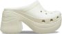 Crocs Siren Hoge Hak Sandalen White Dames - Thumbnail 1