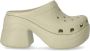 Crocs Beige Siren Chain Slides Instappers Synthetisch Beige Dames - Thumbnail 9