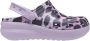 Crocs Slippers 207838 Luipaard Paars - Thumbnail 1