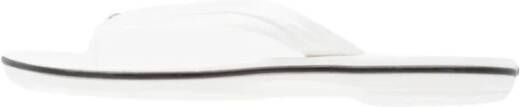 Crocs Sportieve Gestreepte Flip Sandaal White Heren