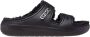 Crocs Classic Cozzzy Sandal Volwassenen Slippers Zwart Zwart - Thumbnail 2