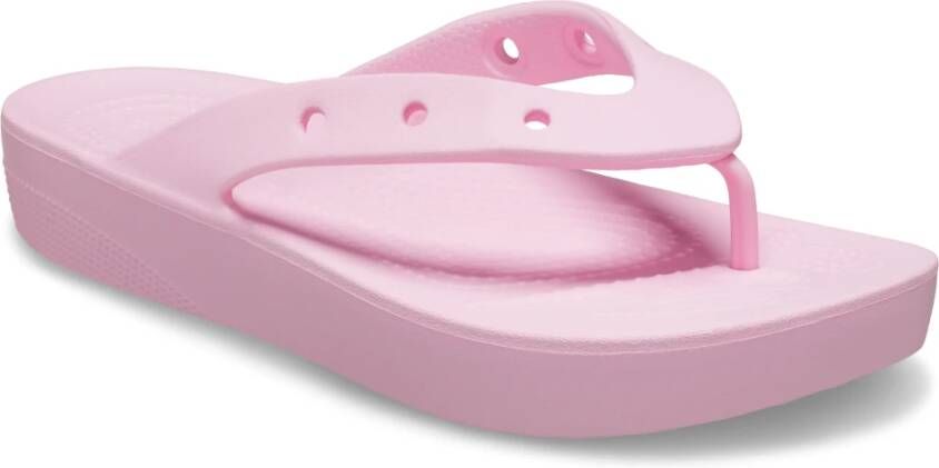 Crocs Klassieke Platform Teenslippers voor Dames Multicolor 207714-6S0 - Foto 2