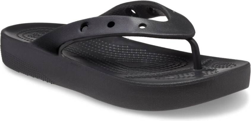 Crocs Vrouwenslippers Classic Platform Flip Zwart Dames