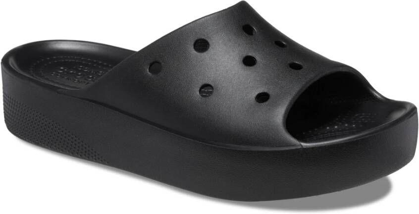 Crocs Vrouwenslippers Classic Platform Zwart Dames