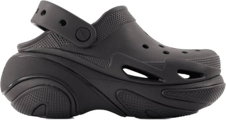Crocs Zwarte Bubble Crush Sandalen Synthetisch