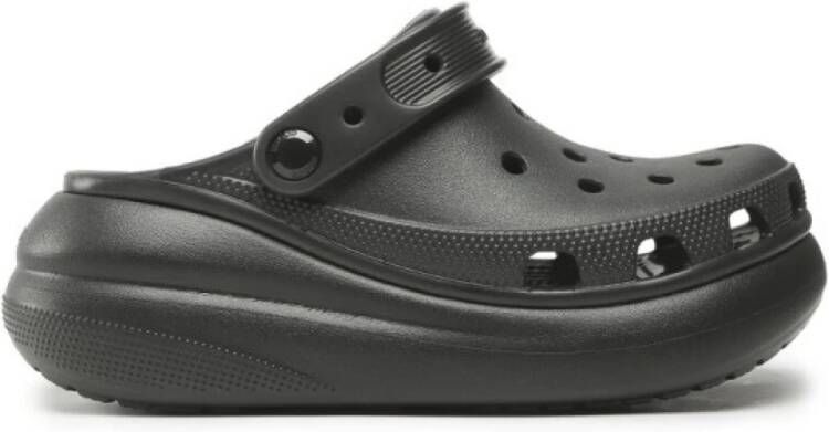 Crocs Classic Crush Clog Gedurfd ontwerp en extra hoogte Black Dames - Foto 6