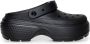 Crocs Zwarte Plateau Sandalen met Rubberen Zool Black Dames - Thumbnail 1