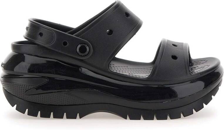 Crocs Zwarte Sandalen Black Dames