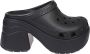 Crocs Zwarte sandalen met hakken en plateau Black Dames - Thumbnail 1