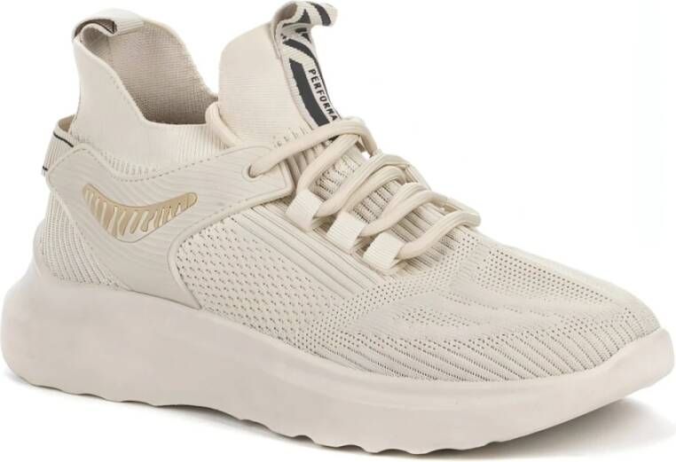 Crosby Beige Casual Sneakers voor Vrouwen