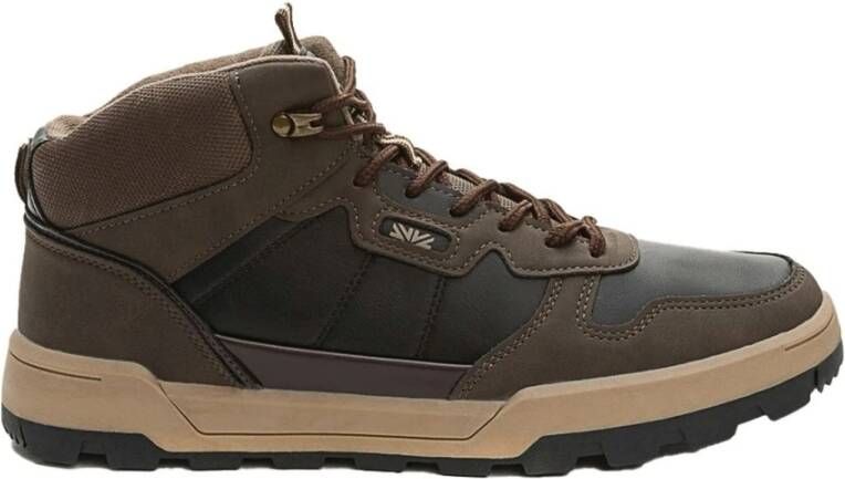 Crosby Bruine Sneakers voor Mannen