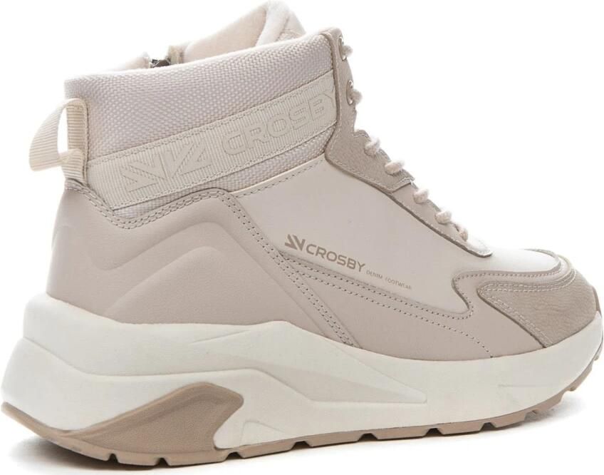 Crosby Beige Casual Enkellaarsjes voor Vrouwen