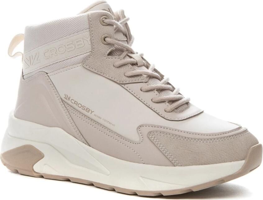 Crosby Beige Casual Enkellaarsjes voor Vrouwen
