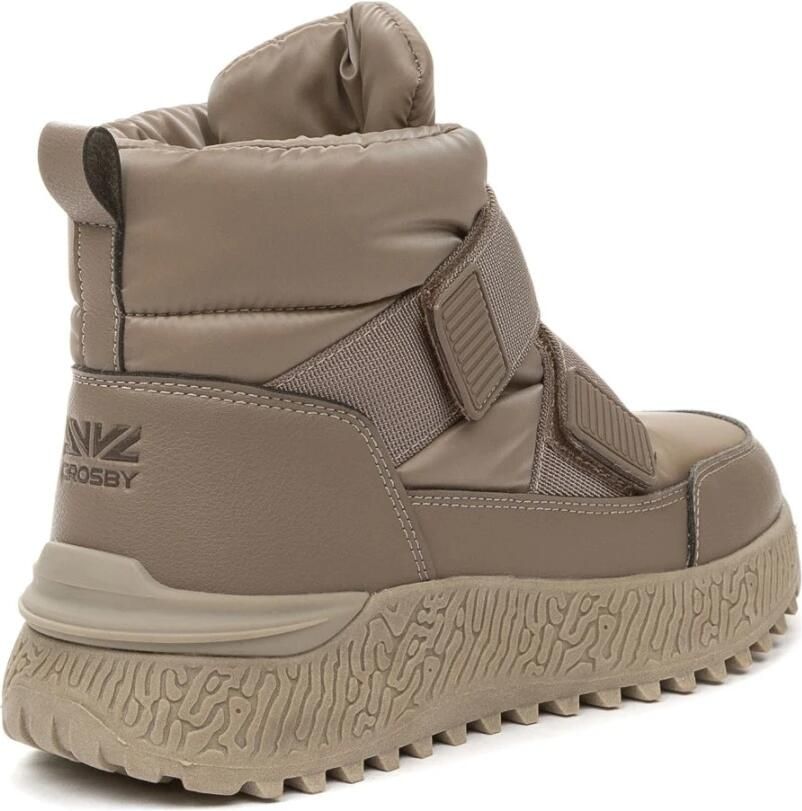 Crosby Bruine Gesloten Enkellaarsjes voor Vrouwen