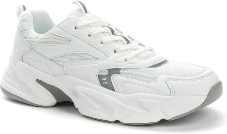 Crosby Witte Casual Veterschoenen voor Mannen