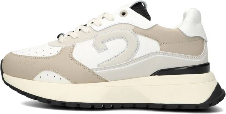 Cruyff Hyde Runner Sneakers Leren Sneaker Beige